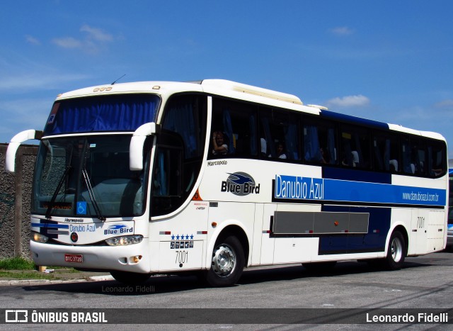 VIDA - Viação Danúbio Azul 7001 na cidade de São Paulo, São Paulo, Brasil, por Leonardo Fidelli. ID da foto: 7717697.