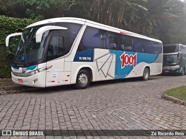 Auto Viação 1001 RJ 108.752 na cidade de Petrópolis, Rio de Janeiro, Brasil, por Zé Ricardo Reis. ID da foto: 7715436.