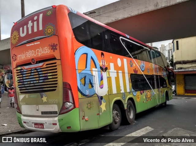 UTIL - União Transporte Interestadual de Luxo 11928 na cidade de Belo Horizonte, Minas Gerais, Brasil, por Vicente de Paulo Alves. Número da foto: #7718016.