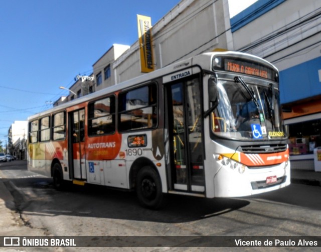 Autotrans > Turilessa 1890 na cidade de Itaúna, Minas Gerais, Brasil, por Vicente de Paulo Alves. ID da foto: 7717818.