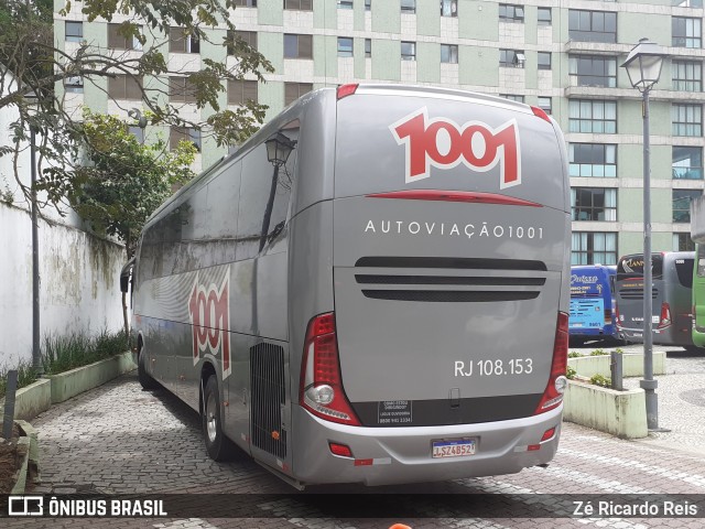 Auto Viação 1001 RJ 108.153 na cidade de Petrópolis, Rio de Janeiro, Brasil, por Zé Ricardo Reis. ID da foto: 7715633.