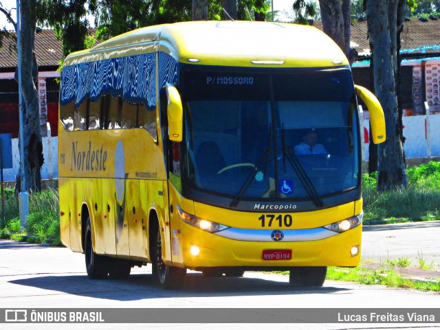Viação Nordeste 1710 na cidade de Natal, Rio Grande do Norte, Brasil, por Lucas Freitas Viana. Número da foto: #7717155.