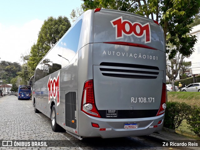 Auto Viação 1001 RJ 108.171 na cidade de Petrópolis, Rio de Janeiro, Brasil, por Zé Ricardo Reis. ID da foto: 7715530.