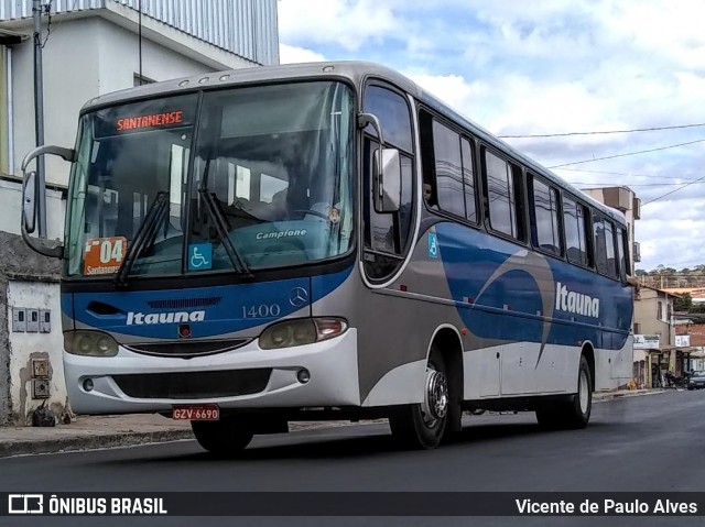 Viação Itaúna 1400 na cidade de Itaúna, Minas Gerais, Brasil, por Vicente de Paulo Alves. ID da foto: 7715063.