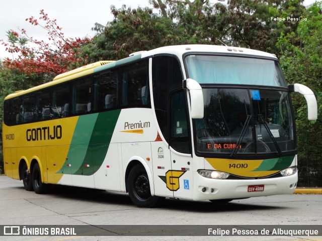 Empresa Gontijo de Transportes 14010 na cidade de São Paulo, São Paulo, Brasil, por Felipe Pessoa de Albuquerque. ID da foto: 7720050.