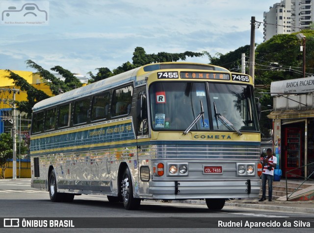 Viação Cometa 7455 na cidade de São Paulo, São Paulo, Brasil, por Rudnei Aparecido da Silva. Número da foto: #7719342.