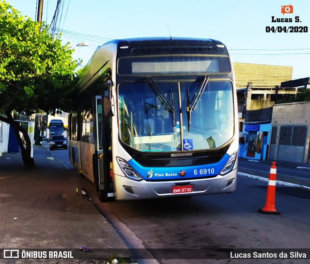 Transwolff Transportes e Turismo 6 6910 na cidade de São Paulo, São Paulo, Brasil, por Lucas Santos da Silva. Número da foto: #7721011.