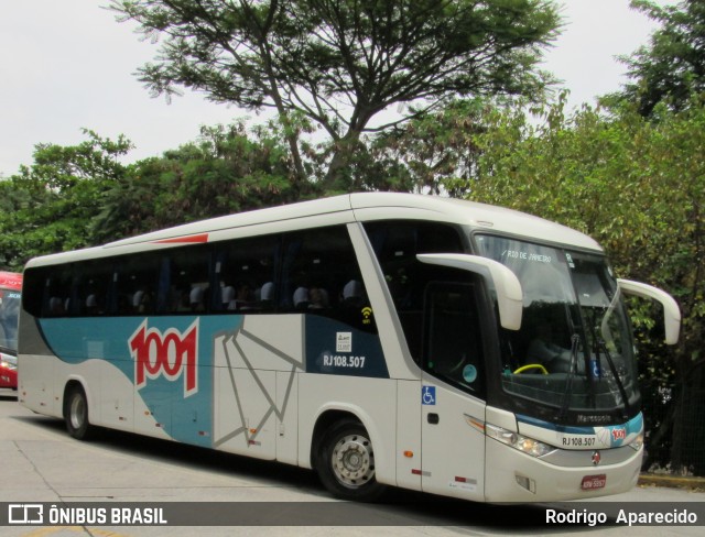 Auto Viação 1001 RJ 108.507 na cidade de São Paulo, São Paulo, Brasil, por Rodrigo  Aparecido. ID da foto: 7719415.