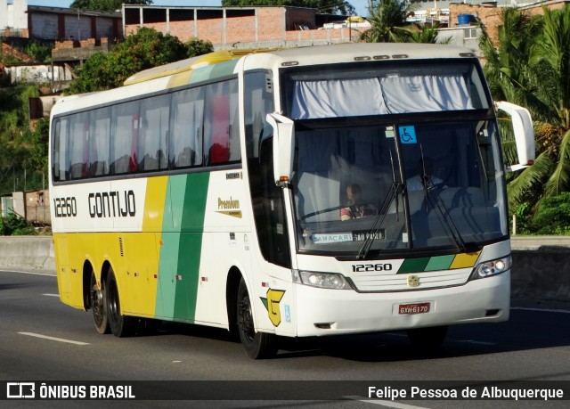 Empresa Gontijo de Transportes 12260 na cidade de Salvador, Bahia, Brasil, por Felipe Pessoa de Albuquerque. ID da foto: 7720132.