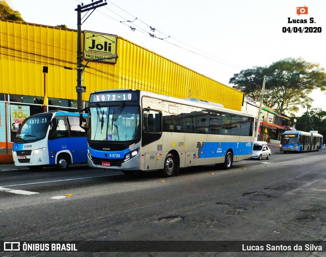 Transwolff Transportes e Turismo 6 6720 na cidade de São Paulo, São Paulo, Brasil, por Lucas Santos da Silva. Número da foto: #7720907.