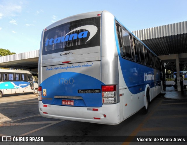Viação Itaúna 1760 na cidade de Itaúna, Minas Gerais, Brasil, por Vicente de Paulo Alves. Número da foto: #7719841.