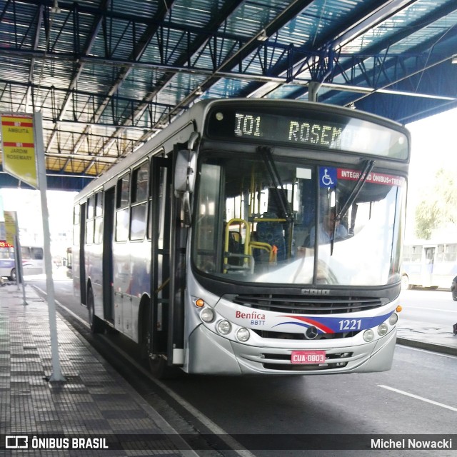 BBTT - Benfica Barueri Transporte e Turismo 1221 na cidade de Itapevi, São Paulo, Brasil, por Michel Nowacki. ID da foto: 7722217.