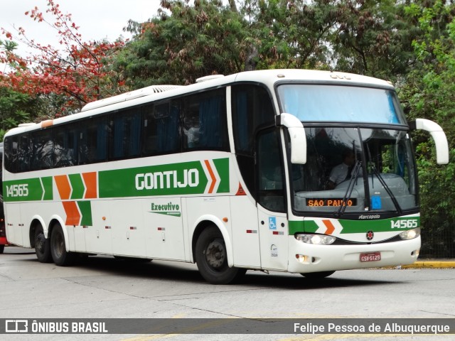 Empresa Gontijo de Transportes 14565 na cidade de São Paulo, São Paulo, Brasil, por Felipe Pessoa de Albuquerque. ID da foto: 7720002.