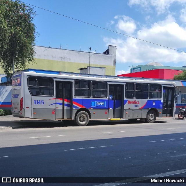 BBTT - Benfica Barueri Transporte e Turismo 1145 na cidade de Itapevi, São Paulo, Brasil, por Michel Nowacki. ID da foto: 7722221.