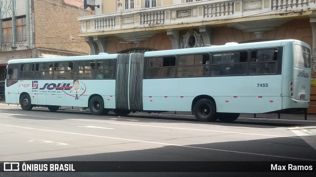 SOUL - Sociedade de Ônibus União Ltda. 7455 na cidade de Porto Alegre, Rio Grande do Sul, Brasil, por Max Ramos. Número da foto: #7722060.