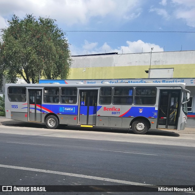 BBTT - Benfica Barueri Transporte e Turismo 1155 na cidade de Itapevi, São Paulo, Brasil, por Michel Nowacki. ID da foto: 7722118.