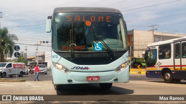 SOUL - Sociedade de Ônibus União Ltda. 7472 na cidade de Porto Alegre, Rio Grande do Sul, Brasil, por Max Ramos. Número da foto: #7721704.