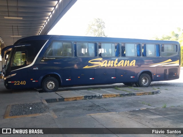 Empresas de Transportes Santana e São Paulo 2240 na cidade de Cruz das Almas, Bahia, Brasil, por Flávio  Santos. Número da foto: #7721951.