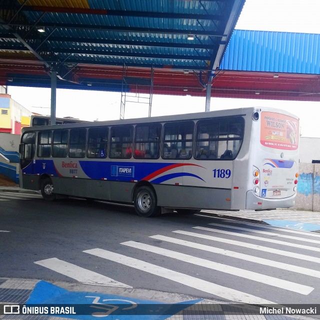 BBTT - Benfica Barueri Transporte e Turismo 1189 na cidade de Itapevi, São Paulo, Brasil, por Michel Nowacki. ID da foto: 7722149.