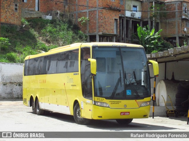 Viação Itapemirim 9537 na cidade de Aracaju, Sergipe, Brasil, por Rafael Rodrigues Forencio. ID da foto: 7722673.