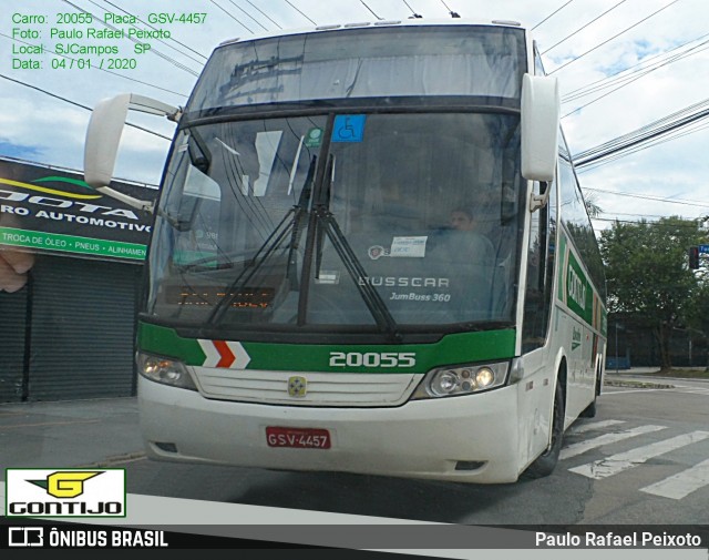 Empresa Gontijo de Transportes 20055 na cidade de São José dos Campos, São Paulo, Brasil, por Paulo Rafael Peixoto. Número da foto: #7720921.