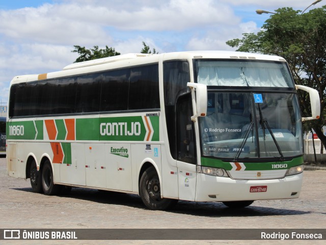 Empresa Gontijo de Transportes 11860 na cidade de Vitória da Conquista, Bahia, Brasil, por Rodrigo Fonseca. ID da foto: 7719879.