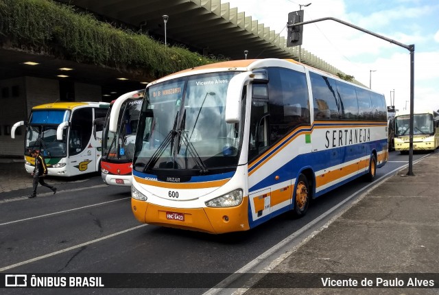 Viação Sertaneja 600 na cidade de Belo Horizonte, Minas Gerais, Brasil, por Vicente de Paulo Alves. ID da foto: 7722206.