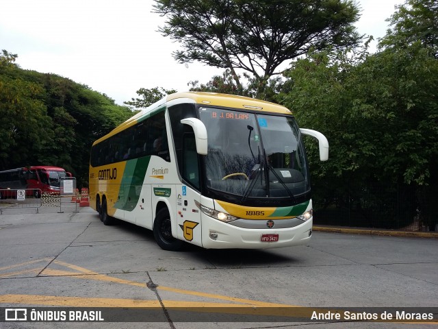 Empresa Gontijo de Transportes 18185 na cidade de São Paulo, São Paulo, Brasil, por Andre Santos de Moraes. Número da foto: #7722023.