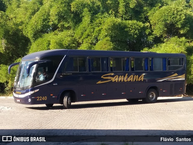 Empresas de Transportes Santana e São Paulo 2240 na cidade de Cruz das Almas, Bahia, Brasil, por Flávio  Santos. Número da foto: #7721977.