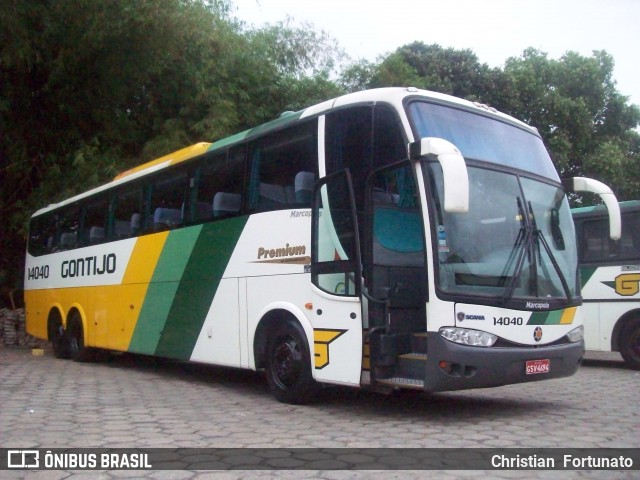 Empresa Gontijo de Transportes 14040 na cidade de Governador Valadares, Minas Gerais, Brasil, por Christian  Fortunato. Número da foto: #7719244.