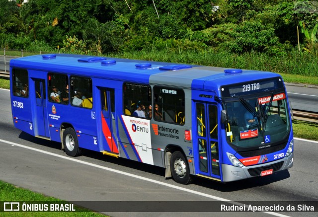 Empresa de Ônibus Pássaro Marron 37.803 na cidade de Santa Isabel, São Paulo, Brasil, por Rudnei Aparecido da Silva. ID da foto: 7719440.