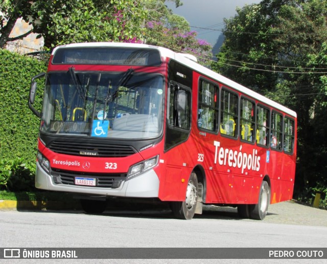 Viação Dedo de Deus 323 na cidade de Teresópolis, Rio de Janeiro, Brasil, por PEDRO COUTO. Número da foto: #7722114.
