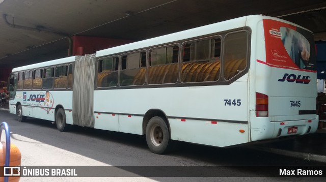 SOUL - Sociedade de Ônibus União Ltda. 7445 na cidade de Porto Alegre, Rio Grande do Sul, Brasil, por Max Ramos. Número da foto: #7721622.