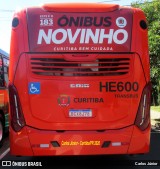 Auto Viação Redentor HE600 na cidade de Curitiba, Paraná, Brasil, por Carlos Júnior. Número da foto: #:id.