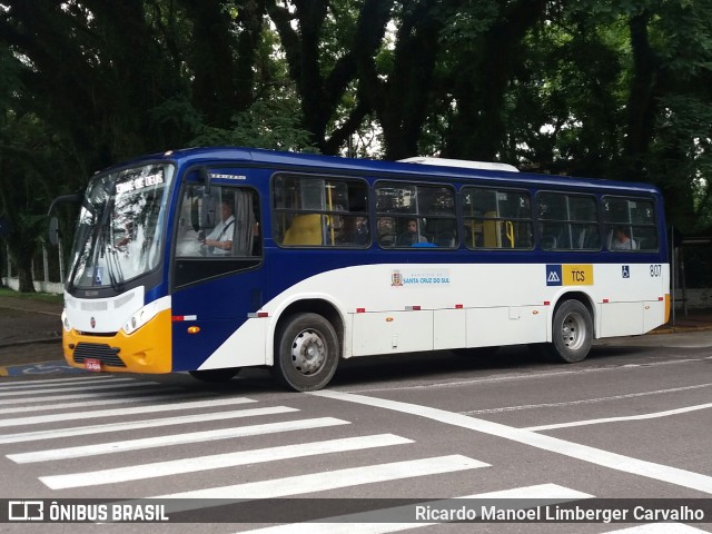 Stadtbus 807 na cidade de Santa Cruz do Sul, Rio Grande do Sul, Brasil, por Ricardo Manoel Limberger Carvalho. ID da foto: 7723161.