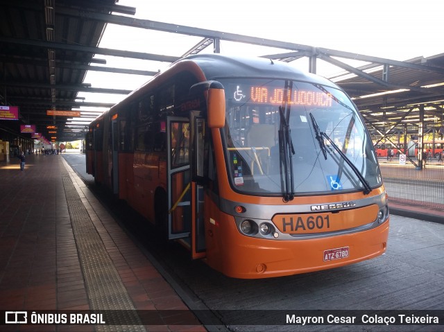Auto Viação Redentor HA601 na cidade de Curitiba, Paraná, Brasil, por Mayron Cesar  Colaço Teixeira. Número da foto: #7723633.