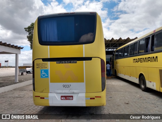 Viação Itapemirim 9037 na cidade de Rio Largo, Alagoas, Brasil, por Cesar Rodrigues. ID da foto: 7723125.