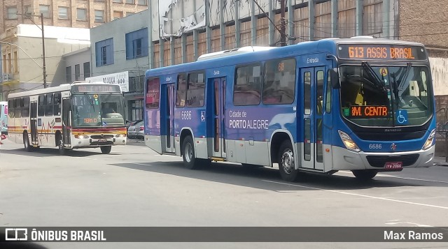 SOPAL - Sociedade de Ônibus Porto-Alegrense Ltda. 6686 na cidade de Porto Alegre, Rio Grande do Sul, Brasil, por Max Ramos. Número da foto: #7723472.