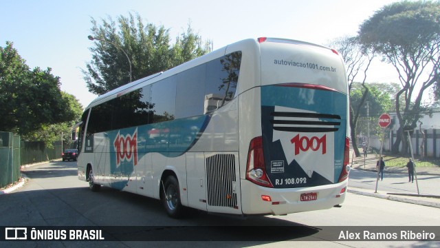 Auto Viação 1001 RJ 108.092 na cidade de São Paulo, São Paulo, Brasil, por Alex Ramos Ribeiro. Número da foto: #7726275.
