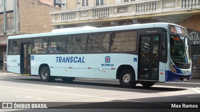 Transcal Sul Transportes Coletivos 24208 na cidade de Porto Alegre, Rio Grande do Sul, Brasil, por Max Ramos. ID da foto: 7723454.