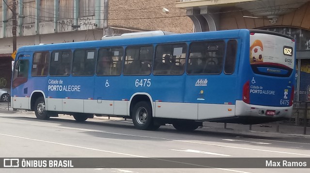 Nortran Transportes Coletivos 6475 na cidade de Porto Alegre, Rio Grande do Sul, Brasil, por Max Ramos. Número da foto: #7723459.