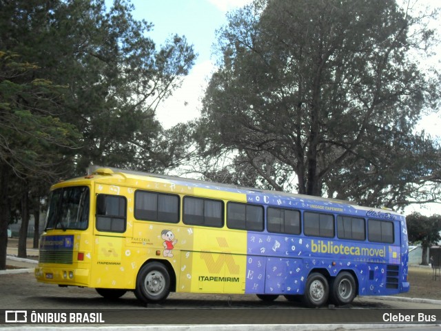 Viação Itapemirim BIBLIOTECA MóVEL na cidade de Vitória da Conquista, Bahia, Brasil, por Cleber Bus. Número da foto: #7725018.