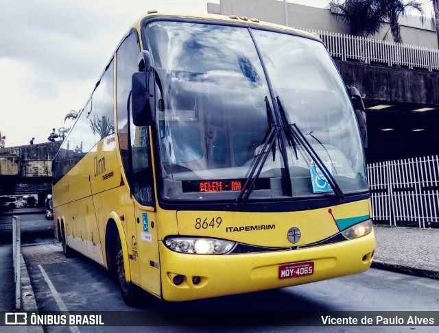 Viação Itapemirim 8649 na cidade de Belo Horizonte, Minas Gerais, Brasil, por Vicente de Paulo Alves. Número da foto: #7726869.