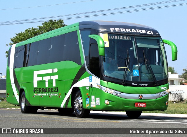 FTT Ferrarezi Transporte e Turismo 2603 na cidade de Holambra, São Paulo, Brasil, por Rudnei Aparecido da Silva. Número da foto: #7722791.