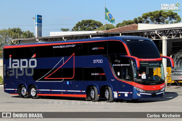 Viação Santana Iapó 3700 na cidade de Curitiba, Paraná, Brasil, por Carlos Kircheim. Número da foto: #7726134.
