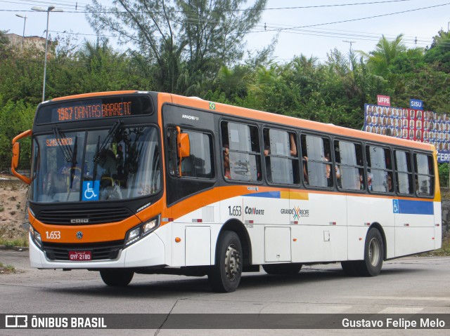 Itamaracá Transportes 1.653 na cidade de Paulista, Pernambuco, Brasil, por Gustavo Felipe Melo. Número da foto: #7725674.