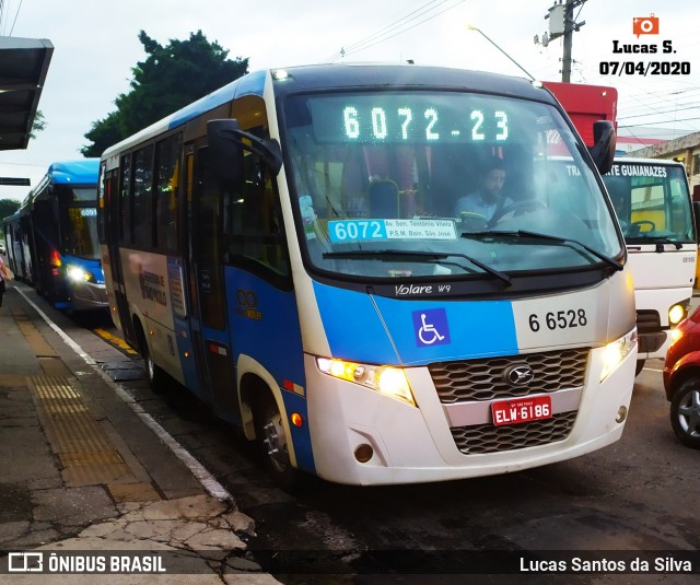 Transwolff Transportes e Turismo 6 6528 na cidade de São Paulo, São Paulo, Brasil, por Lucas Santos da Silva. Número da foto: #7725113.