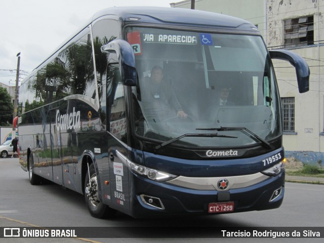 Viação Cometa 719553 na cidade de Aparecida, São Paulo, Brasil, por Tarcisio Rodrigues da Silva. ID da foto: 7725487.