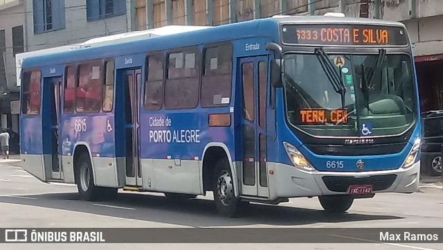 SOPAL - Sociedade de Ônibus Porto-Alegrense Ltda. 6615 na cidade de Porto Alegre, Rio Grande do Sul, Brasil, por Max Ramos. Número da foto: #7723458.