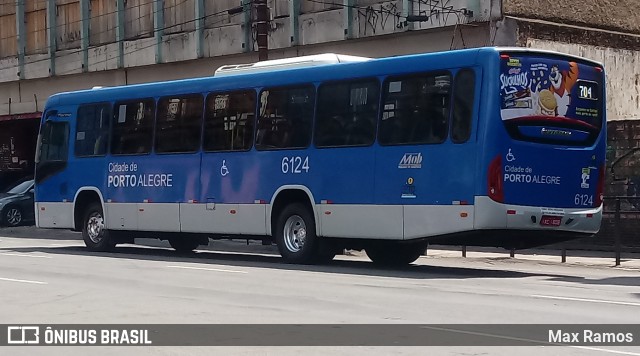 Auto Viação Navegantes 6124 na cidade de Porto Alegre, Rio Grande do Sul, Brasil, por Max Ramos. Número da foto: #7728024.